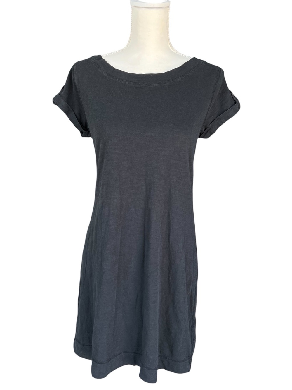 Banana Republic Black T-Shirt Dress | Size Medium